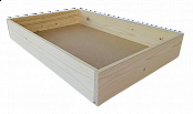 Dřevěný box s úchyty 5019 velký 400 x 600 x 90 mm Bílá