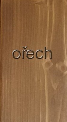 Regál laťkový 6 polic 750 x 500 x 2100 mm Ořech