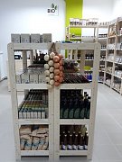 Regál se 3 plnými policemi 680 x 435 x 890 mm Provedení přírodní