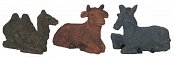 Betlémová zvířátka  - kráva, osel, velbloud