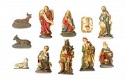 Betlémové figurky - Velké vánoční figurky k betlému, sada 11 ks