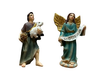 Betlémové figurky - vánoční figurky k betlému, sada 11 ks 