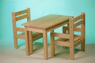 Dětská dřevěná židle 350 x 340 x 550 mm (š x hl x v)
