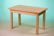 Dětský dřevěný stolek 700 x 400 x 420 mm Přírodní