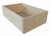 Dřevěná bedýnka 5017 malá 200 x 300 x 90 mm Přírodní