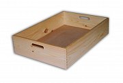 Dřevěný box s úchyty 5003 velký 600 x 400 x 130 mm