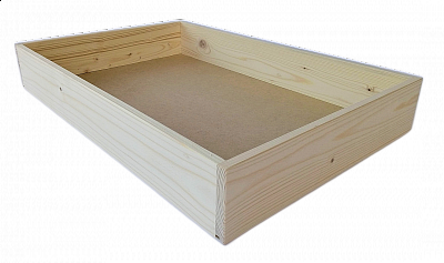 Dřevěný box 5019 velký 400 x 600 x 90 mm Světlý dub