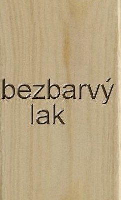Dřevěný regál 6 polic 800 x 335 x 2040 mm (š x hl x v) Lak bezbarvý