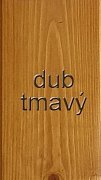 Dřevěný regál 6 polic 800 x 335 x 2040 mm (š x hl x v) Tmavý dub