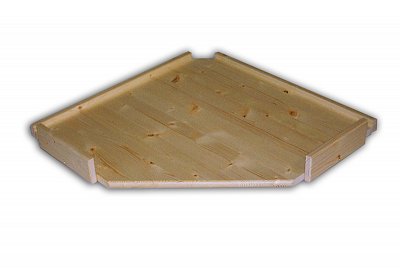 Police k rohovým regálům 700 x 435 x 18 mm (š x hl x v)