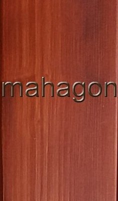 Regál laťkový 3 policový 750 x 300 x 900 mm Mahagon