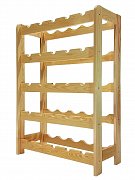 Regál na víno 25 lahví - 646 x 280 x 890 mm (š x hl x v)