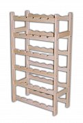 Regál na víno, 30 lahví - 525 x 260 x 900 mm (š x hl x v)