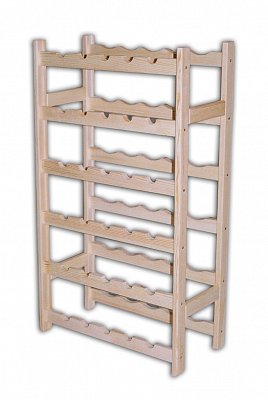 Regál na víno, 30 lahví - 525 x 260 x 900 mm (š x hl x v)