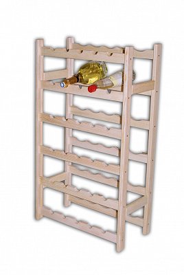 Regál na víno, 30 lahví - 525 x 260 x 900 mm (š x hl x v)