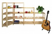 Regál rohový 6-ti policový 600 x 335 x 2040 mm Kaštan