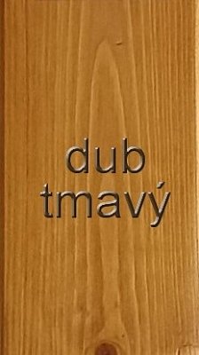 Regál s úložnými prostory 680 x 435 x 2040 mm Tmavý dub