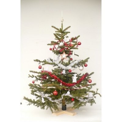 Stojan na vánoční stromek - dřevěný kříž 450 x 450 x 140 mm