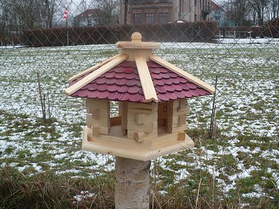 14018 Dřevěné krmítko pro ptáčky 430 x 390 x 300 mm