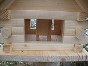 14027 Ptačí krmítko dřevěné 380 x 280 x 330 mm (š x hl x v)