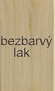 5001 dřevěná bedýnka s úchyty malá 300 x 200 x 130 mm Lak bezbarvý