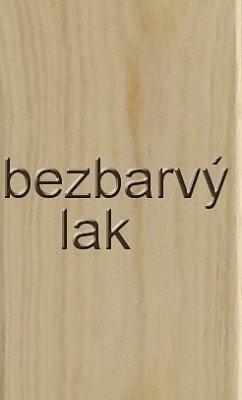 5001 dřevěná bedýnka s úchyty malá 300 x 200 x 130 mm Lak bezbarvý