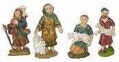 Ovčáci - betlémové figurky, sada 4 ks