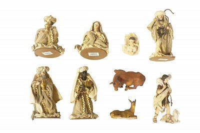 Betlémové figurky - sada 9 ks, výška 160 mm