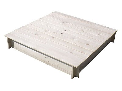 Dřevěné pískoviště s krytem, 1150 x 1150 x 210 mm Úprava povrchová L 45, K 25