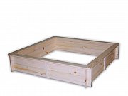 Dřevěné pískoviště s krytem 1850 x 1850 x 305 mm Úprava povrchová L 40, K 97