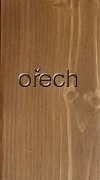 Ořech - regál rohový 5-ti policový 600 x 335 x 1660 mm Ořech