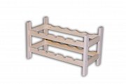 Regál na 10 lahví 525 x 260 x 300 mm Kaštan