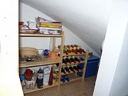 Regál na 20 lahví 525 x 260 x 600 mm Lak bezbarvý