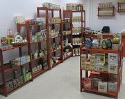 Regál rohový 4 policový 600 x 335 x 1275 mm Mahagon