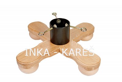 Stojan na stromek rustikálního vzhledu 515 x 515 x 175 mm